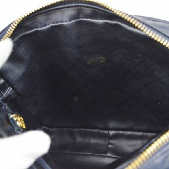 Authentic CHANEL Quilted CC BUM Belt Bag 1747838 Purse Bi-Color Canvas Leather - Picture 10 of 12